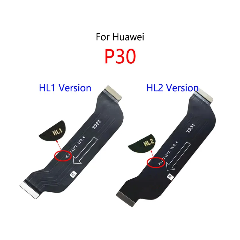 LCD Display Connect Motherboard Cable Main Board Flex Cable For Huawei P30 ELE-AL00