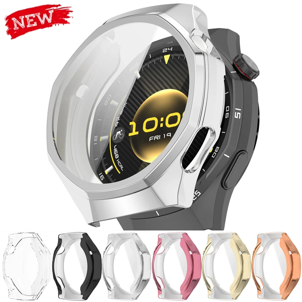 

Полный защитный чехол из ТПУ для Huawei Watch GT 6 Pro 46 мм, защитная пленка для экрана, чехол для Huawei GT6 Pro 46 мм, мягкий бампер