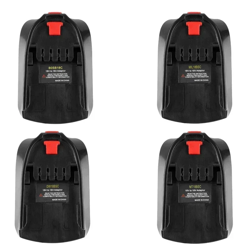 Imagem -02 - Adaptador Conversor de Bateria para Milwaukee Makita Dewalts Ferramentas Elétricas Bosch Mt18bsc Dw18bsc Mil18bsc Bosb18c 14.4v18v