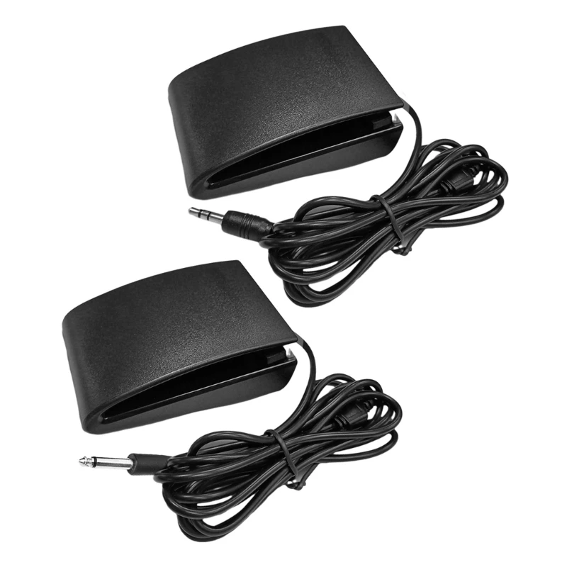 Durable Sustain Pedal Single Foot Switchs for MIDI Keyboards and Drum Machines Accessory Elevates Your Music Experience