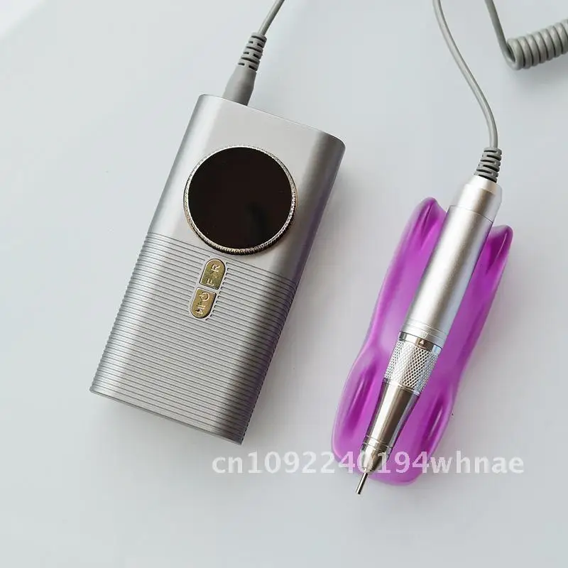 New Hollow Cup Nail Machine: High-Speed Power Storage Nail Drill, Quiet Nail Grinder for Dead Skin Removal & Polish Removal