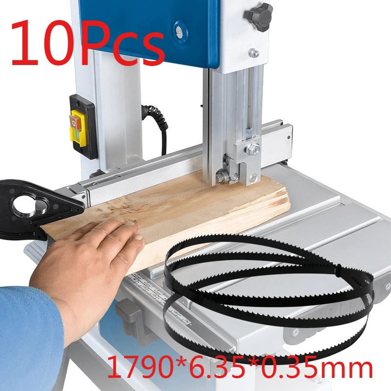 

10 Pcs HSS Band Saw Blades 1790x6.35x0.35mm*6/10/14TPI Woodworking Tools Accessories