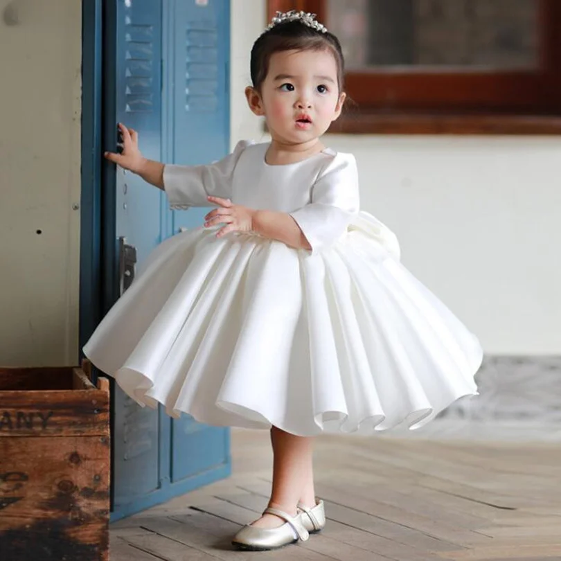 

Girls Gown Tutu 1st Birthday Dress Wedding Party Princess Dress For Girl Baby Christening Baptism Dress Kids Dresses For Girl