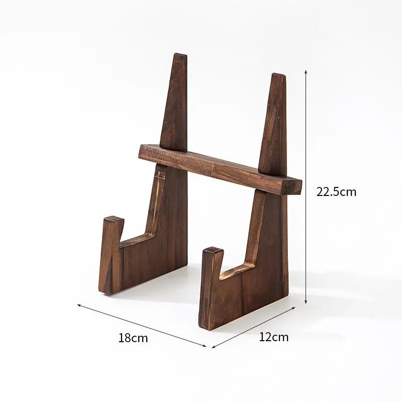 Wooden Cookbook Stand EcoFriendly Adjustable Cookbook Base for Kitchen Shelf Natural Wooden Recipe Holder