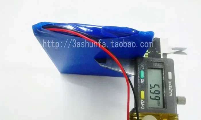 جديد 7.4 فولت 608090   لوحة حماية 2300 مللي أمبير في الساعة بطارية ليثيوم بوليمر معدات قابلة لإعادة الشحن خلية ليثيوم أيون قابلة لإعادة الشحن