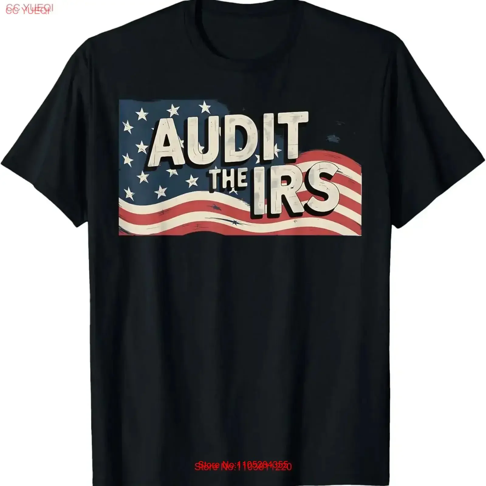 Internal Revenue Service Political SweaT T Shirt vintage Washed Soft Top For Everyday Wear streetwear fashion Versatile