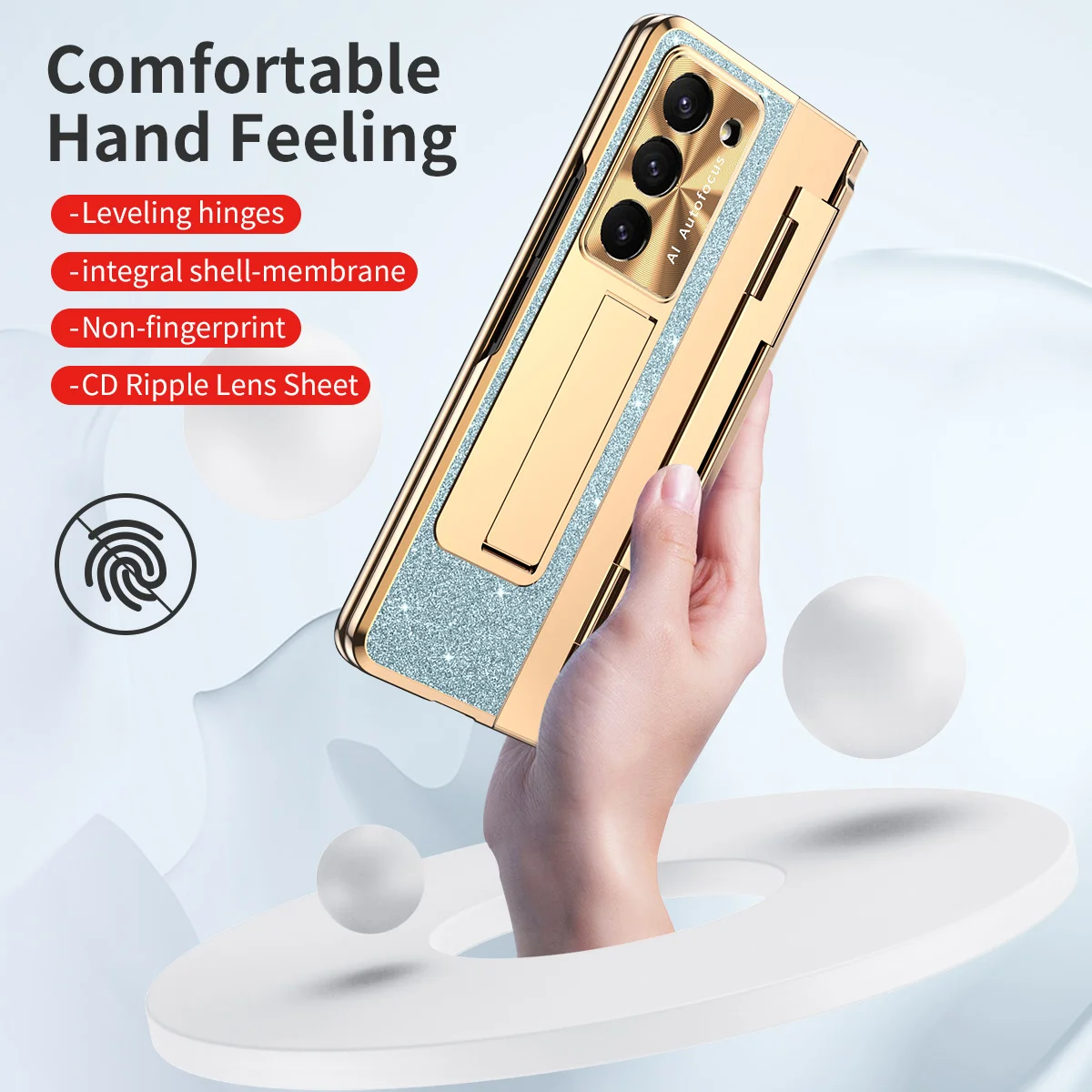 Luxury Leather Case for Samsung Galaxy Z Fold 7 6 5 4 3 5G Case Ultra-Thin Plating Hinge Protection Case For Samsung Z Fold5 4 3
