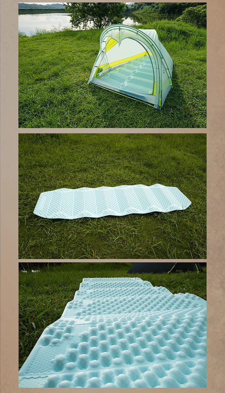 Mountain Spring Y55 Pro Ultraleichte Eierkarton-Schlafmatte, faltbare, feuchtigkeitsbarriere-Schaumstoffmatte für Backpacking und Camping – Detail 10