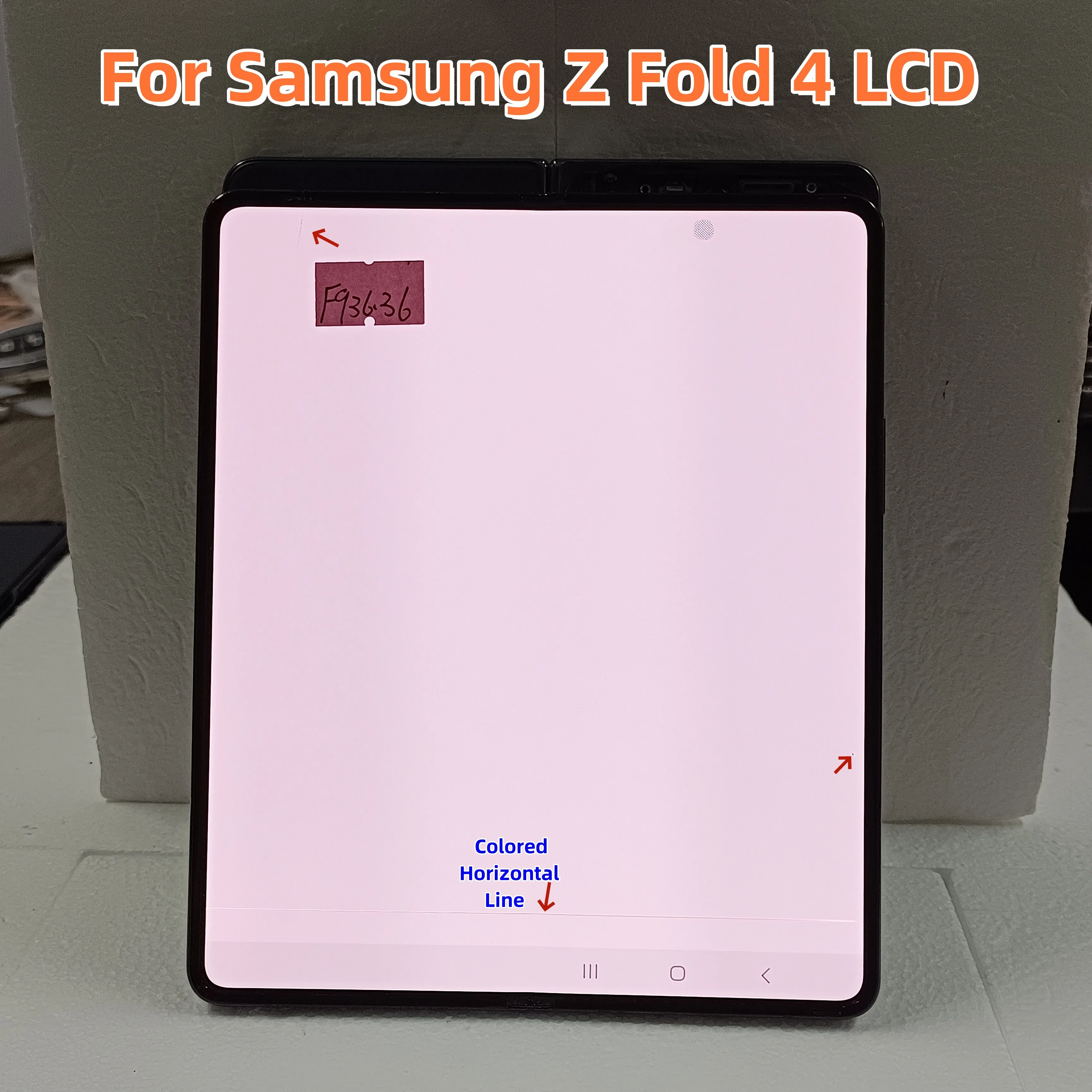 

AMOLED 7.6" For Samsung Z Fold 4 Display Touch Screen Digitizer Assembly Z Fold4 F936 SM-F936U SM-F936W Defect LCD Replacement