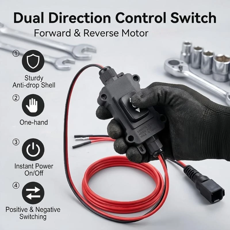 Battery Clamp Brake Service Tool with Duals Direction Motor Control, Electronic Parking Brake Use and Pad Change Vehicle 68UF