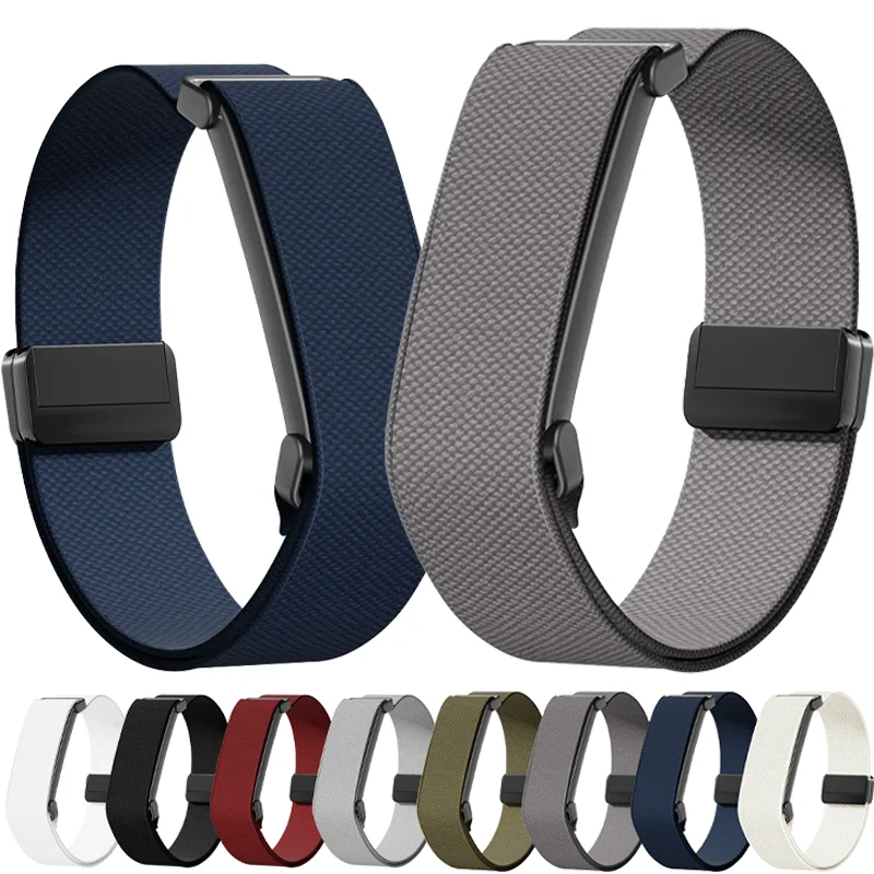 Sport-Nylonarmband für Google Fitbit Air, elastisches, atmungsaktives Armband mit Magnetknopf für Google Fitbit Air, Armband-Zubehör