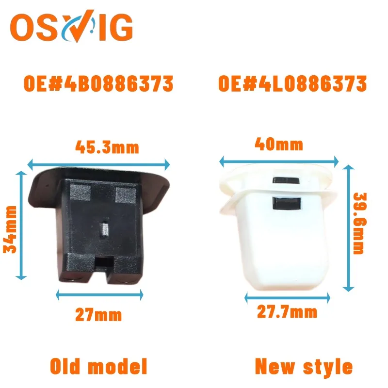 

2PCS OE#4L0886373 4B0886373 It is applicable to the rear seat fixed clips of Audi Q7, A4, B8, A5, A6 and other models