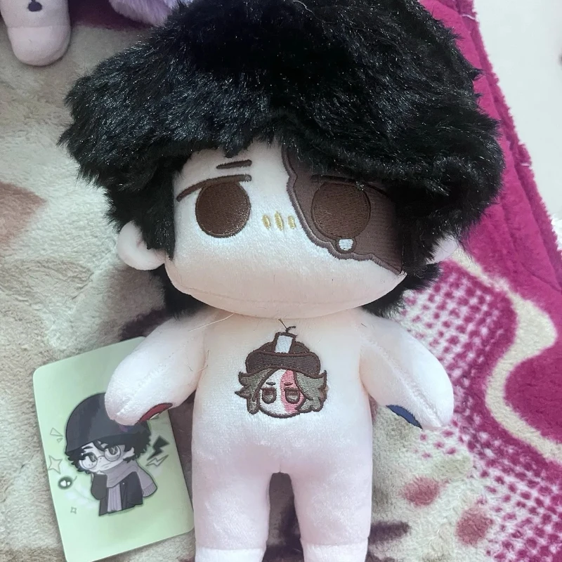 

20 см аниме игра Identity V Prospector Kawaii косплей мягкая хлопковая кукла тело со скелетом Norton DIY одеваются игрушки фигурки подарки