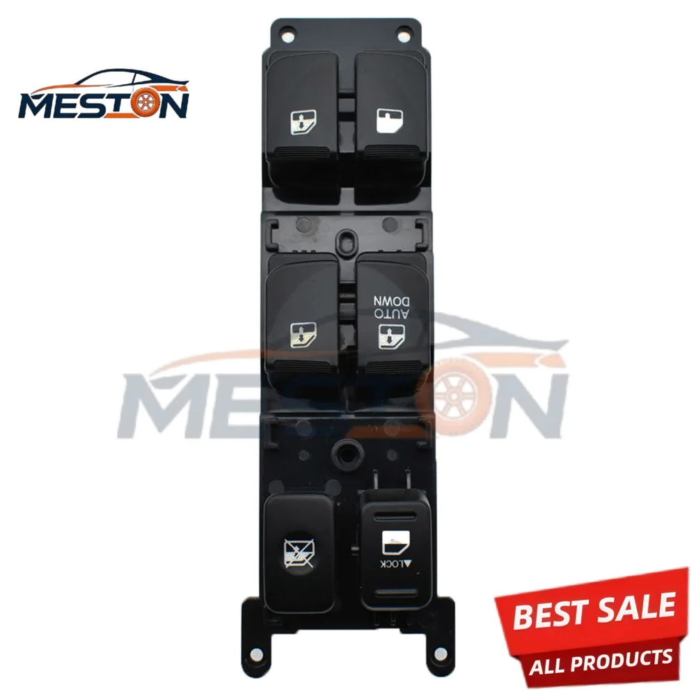 for Hyundai 93570-1E110 Master Power Control Window Switch for Accent 2007–2008 1PC