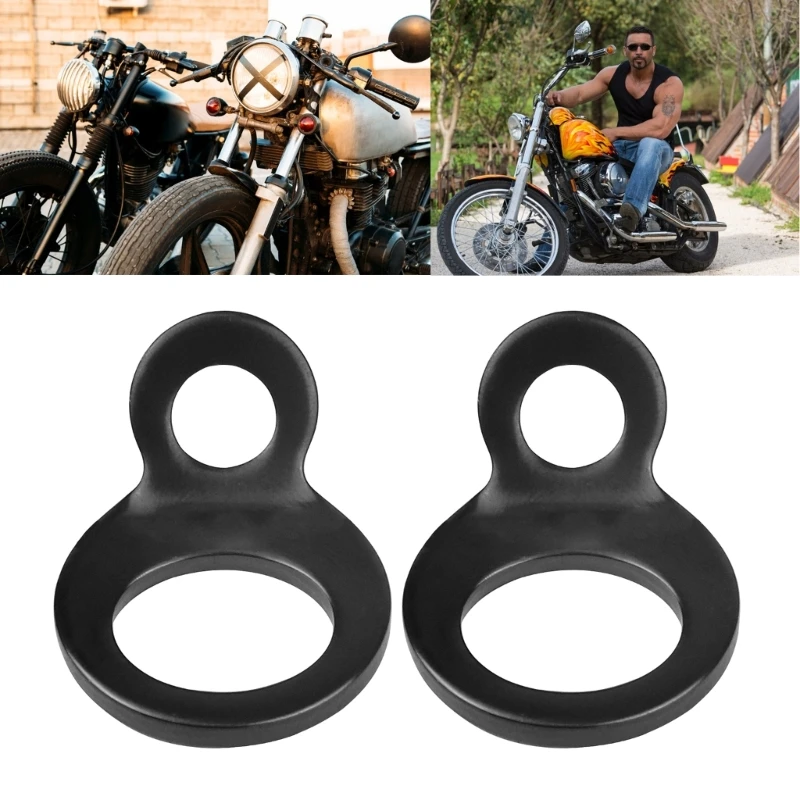 

Tie Down Strap Rings For Motorcycle Dirt Bike ATV Attach Tie Downs Stainless Steel Tie-Down Strap Rings