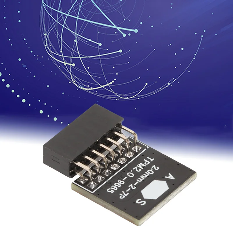 Image of TPM 2.0 Sicherheitsverschlüsselungsmodul 14Pin LPC-Schnittstelle Fernverschlüsselungskarte für MSI 14Pin LPC TPM-Modul