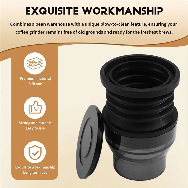 A85I-Coffee Grinder Single Dose Hopper Coffee Grinder Bean Bin Single Dose Hopper Coffee Grinder Dose Hopper