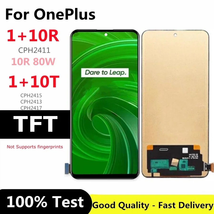 6.7''TFT For oneplus 10T lcd CPH2415, CPH2413, CPH241 display touch panel screen digitizer for OnePlus 10TR LCD 1+10 r 10t