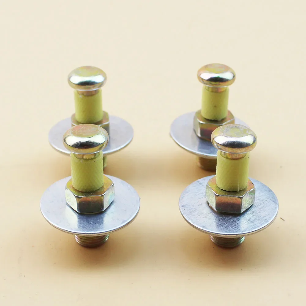 Car Styling 4Pcs/Set Car Door Lock Touch Striker Pins Holder Gaskets Bolts For VW Passat B3 B4 Golf 2 MK2  Polo Scirocco Seat