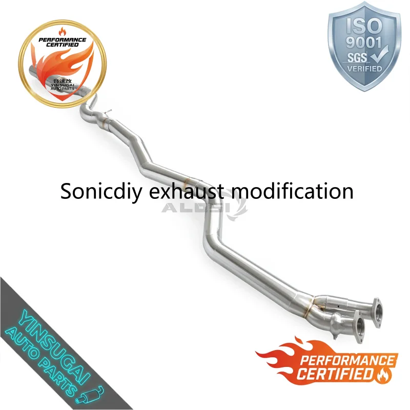 High Quality T304 Stainless Catback Exhaust Muffler 114mm Tip for BMW 135I E82/E88 3.0T 2008-2013 Racing Performance Parts