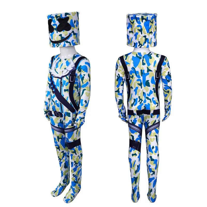 طقم سترة هالوين بتصميم دي جي وحلوى القطن والمارشميلو، زي تنكري للعروض الموسيقية الإلكترونية على المسرح، أزياء نسائية #3