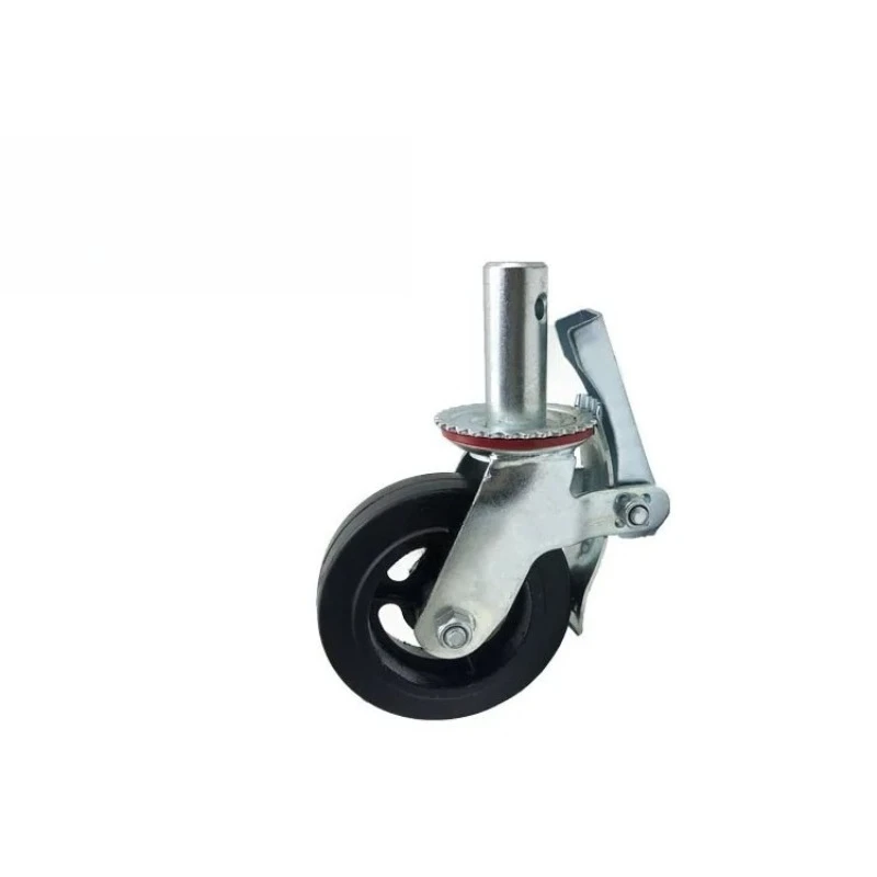 6 inch scaffolding wheel 8 inch gantry wheel store rack caster hill rack universal rubber scaffold