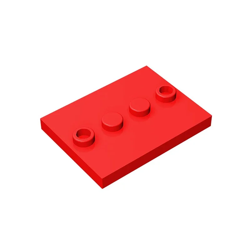 Gobricks GDS-980 Tile, Modified 3 x 4 with 4 Studs in Center compatible with lego 88646 17836  DIY Educational Building Blocks