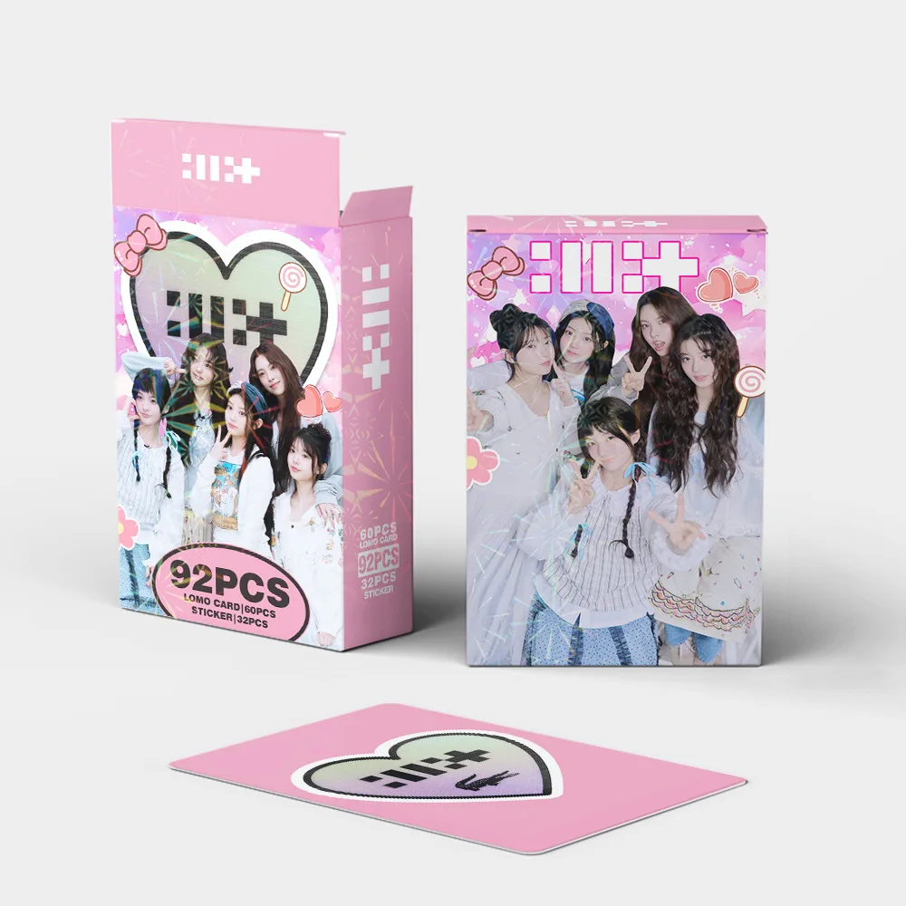 55pcs/set KPOP ILLIT Lomo Cards Photocards Album Girls Group Fans Collection Gift Postcards Photo Card Fan gifts