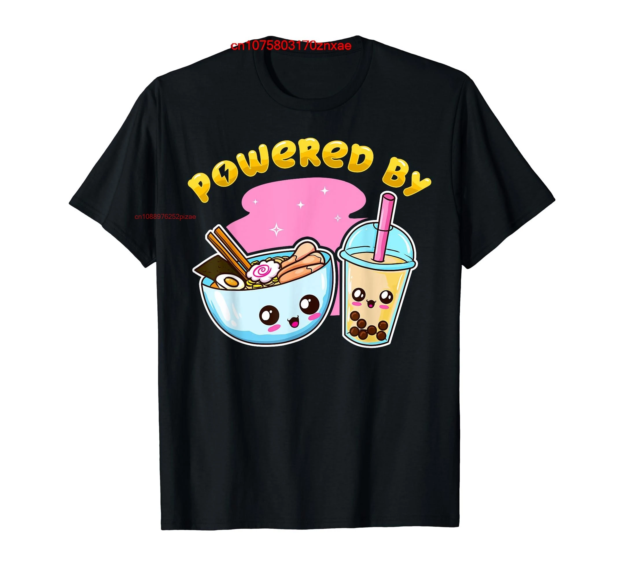 Anime Merch Shopping - 100% Cotton Ramen Bubble Tea Boba