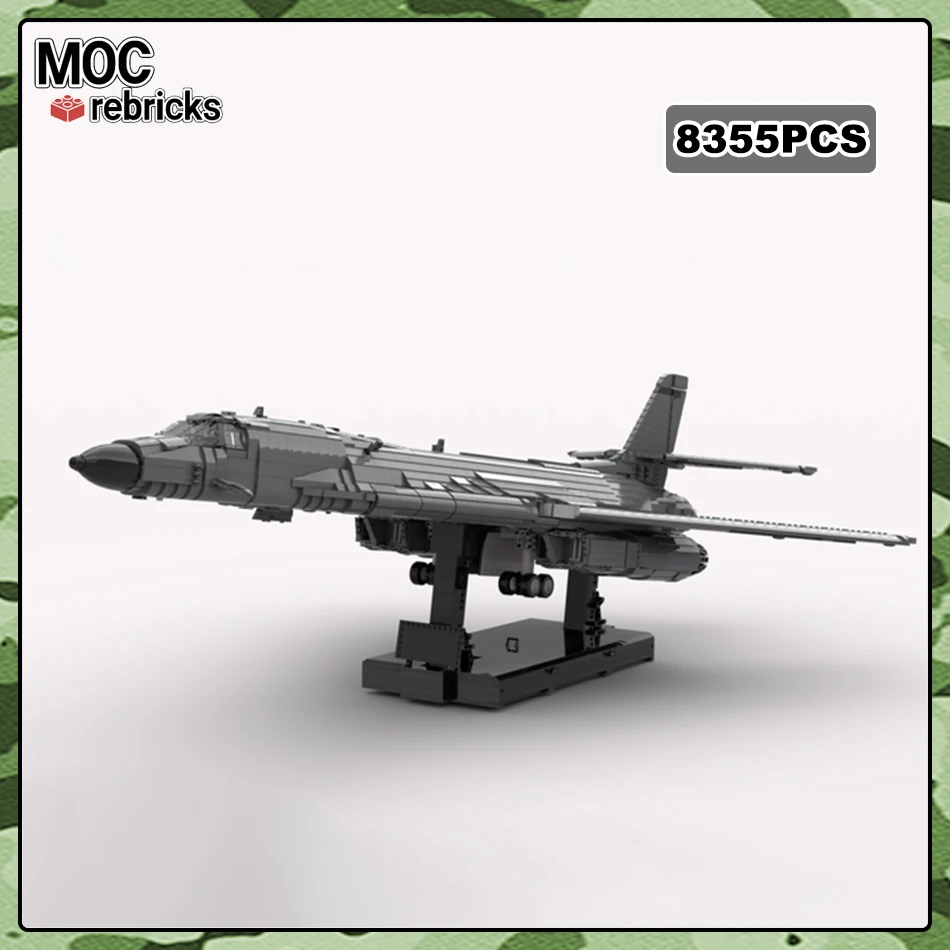 

Military Technology Bricks UCS Collection Rockwell B-1 Lancer Strategic Bomber Fighter MOC Building Blocks Assembly Model Toys