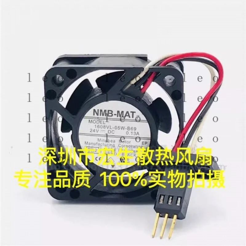 

CC for NMB 1608VL-05W-B69 DC24V 0.13A 4CM 3-Pin Inverter Cooling Fan