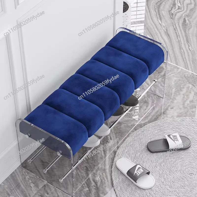 

Пластиковая современная подставка для ног, уникальный прозрачный табурет для обуви и детских вещей, скандинавская мебель для салона, уникальный табурет-табуретка