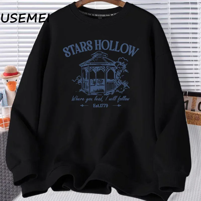 Stars Hollow Where You Lead I Will Follow Halloween Sweatshirts Dragonfly Gilmore-Girls Autumn Festival Hoodies Woman Clothing