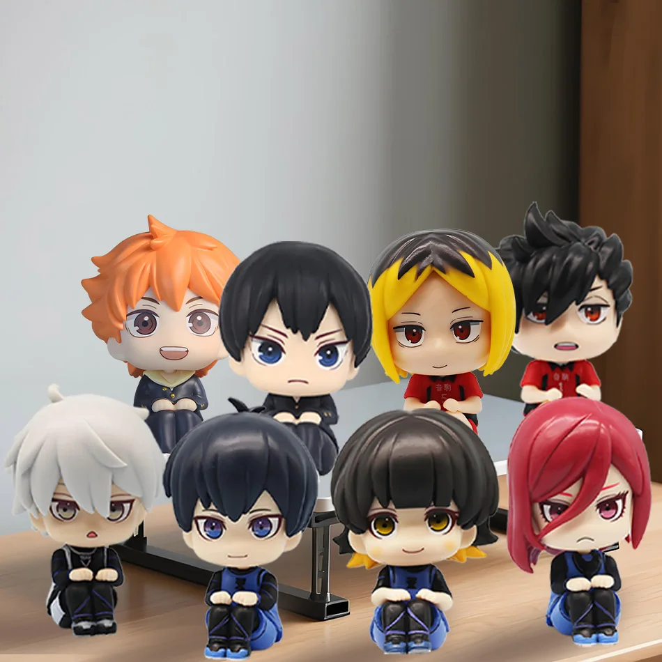 Figure anime Jujutsu Kaisen Haikyuu!! Shoyo Hinata Action Figures PVC Tobio Kageyama Giocattoli per bambini Collezionista Haikyu Modello B
