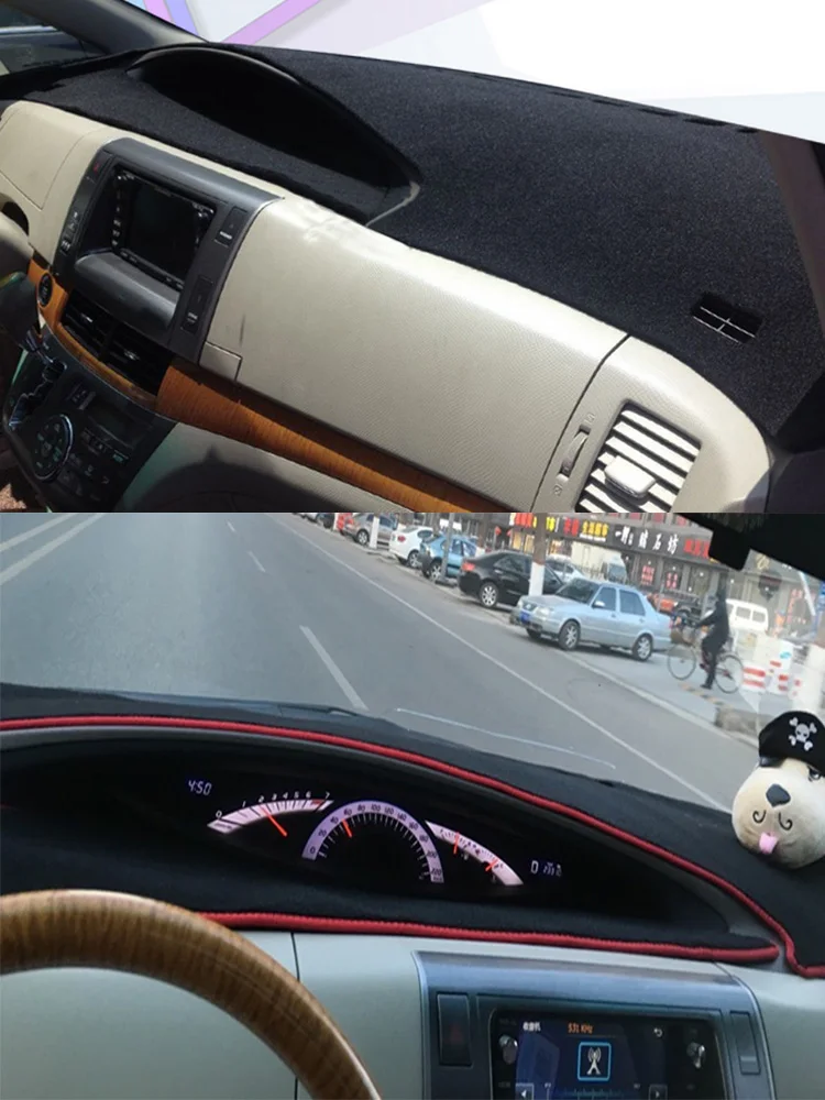 For Toyota Previa Estima R3 R5 Dashmat Dashboard Cover Instrument Panel Insulation Sunscreen Protective Pad