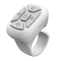 Portable Fingertip Multi-function Bluetooth Ring Remote Control Selfie Video Controller Automatic Page Turner Browsing For Phone