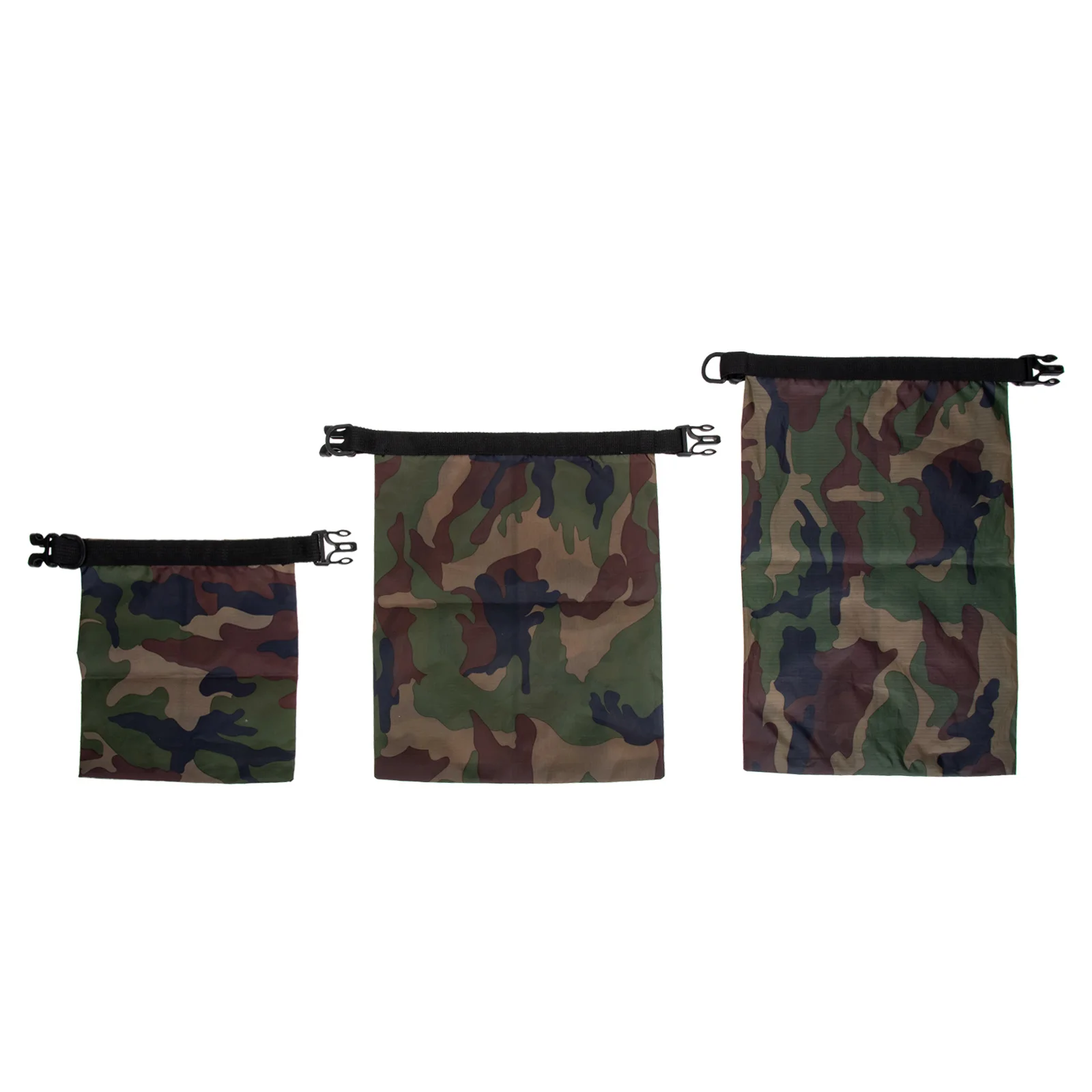 3Pcs Waterproof Dry Bags Portable Drifting Storage Pouches Outdoor Camping Kayaking Rafting Storage Bag Dry Bag