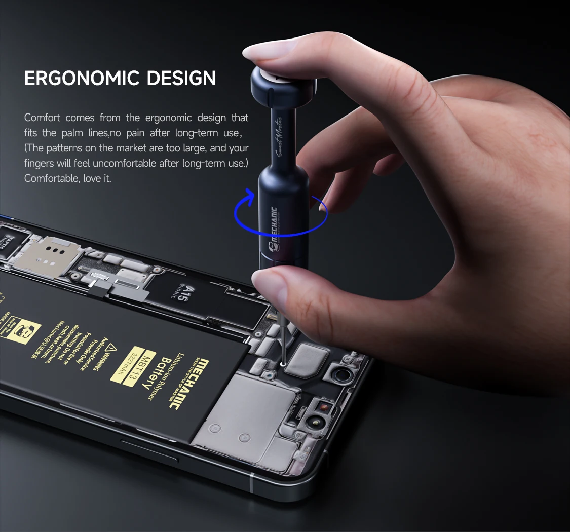 MECHANIC 스마트 모르타르 4 in 1 S2 스틸 자석 소음 감소 드라이버 세트 아이폰 안드로이드 폰 수리 도구