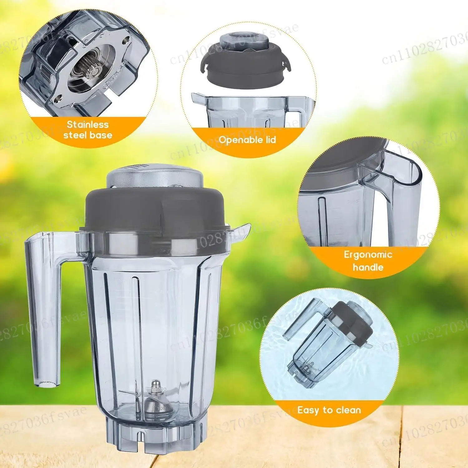 

For Vitamix32OZ C Series 5300/6500/750/780 Mixer Container Cup with Blade Cover