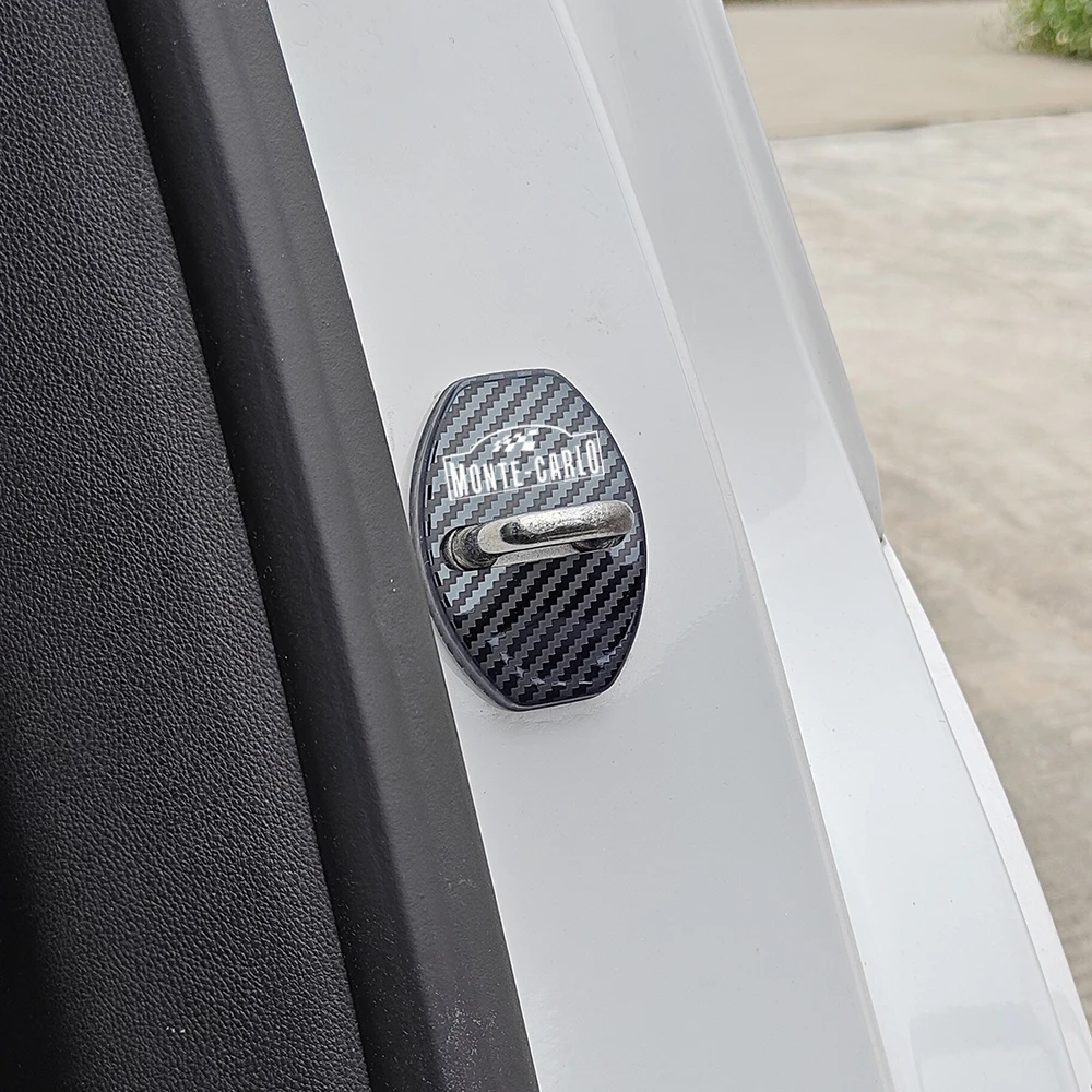 4 قطعة غطاء قفل باب السيارة لسكودا سيتيجو E IV ويكي مونتي كارلو 2011 2012 2013 2014 2015 2016 2017 2018 2019 2020 اكسسوارات #4