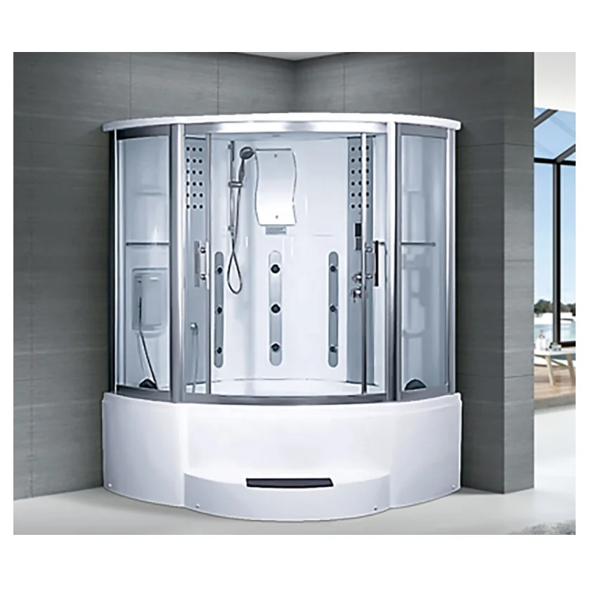 Luxury Bathroom Whirlpool Massage Bath Tub Shower Combination Cabin Steam Shower Room