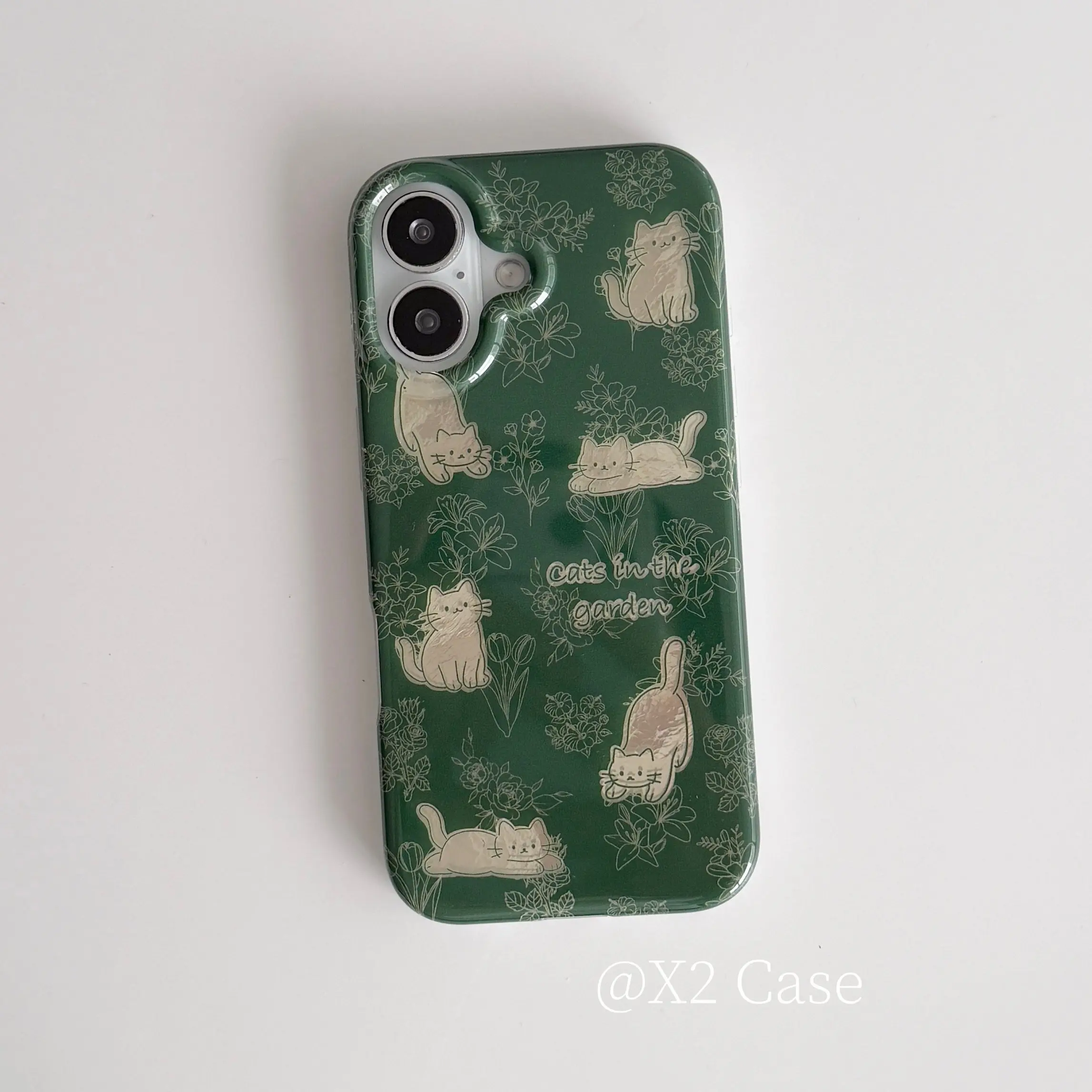 Capa de Telefone Brilhante com - Phone Cases Green avaliação e preço