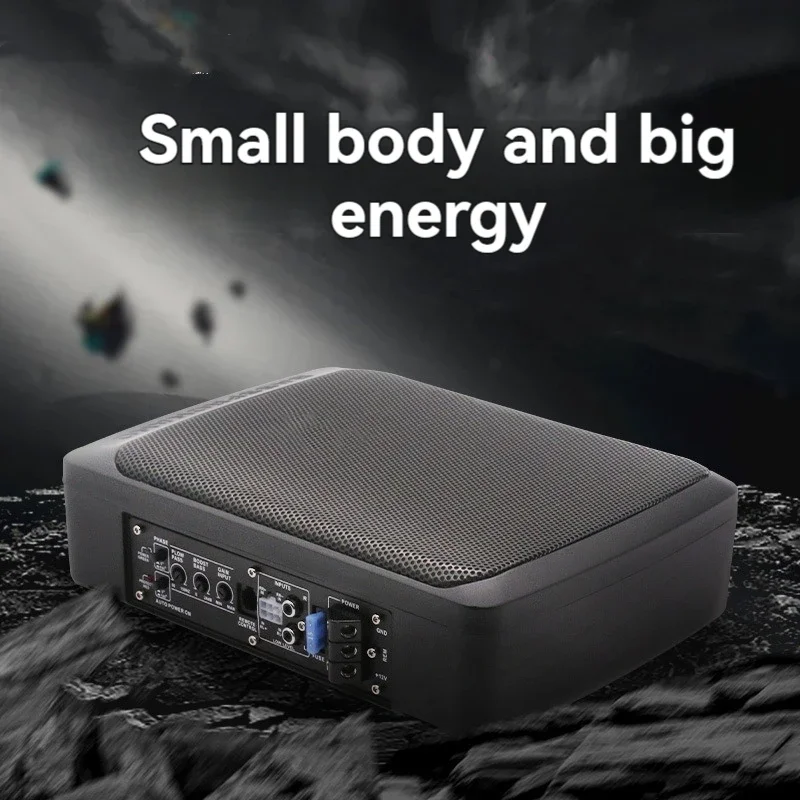 Nuovo subwoofer per auto Sedile per auto in lega di alluminio sotto subwoofer per auto attivo ultrasottile