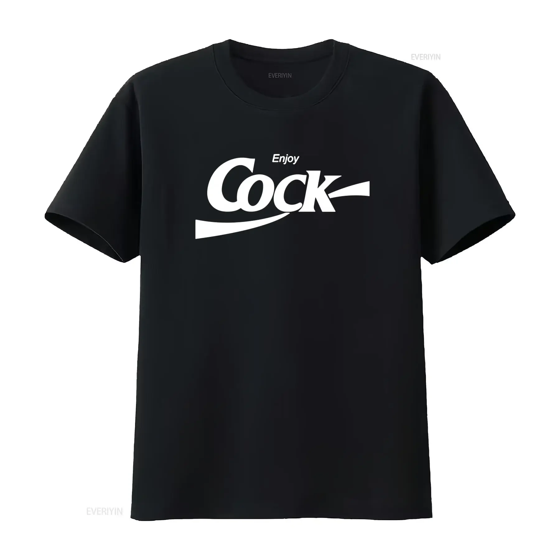 Bjork's Enjoy Cock T Shirt Unique Design for Fashion Lovers vintage Washed Comfortable Versatile homme Breathable Slightly