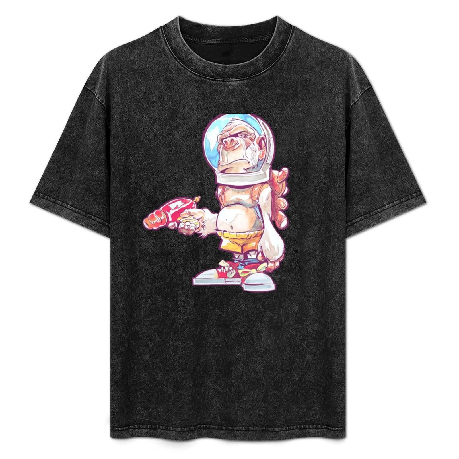 

Space Monkey T-Shirt Plus Size Lightweight Tee Shirt