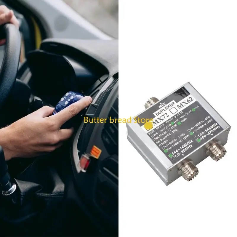 W89C Walkie Talkie Ham VHF UHF Combinador antena radio vías 60-100W Duplexer lineal