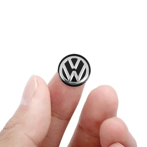 5/10 pcs car key logo metal emblem stickers for vw gti pole golf passat tiguan artion touigo caddy jetta beetle shame 10 Main Sales Kit Porsche Fusca - №4