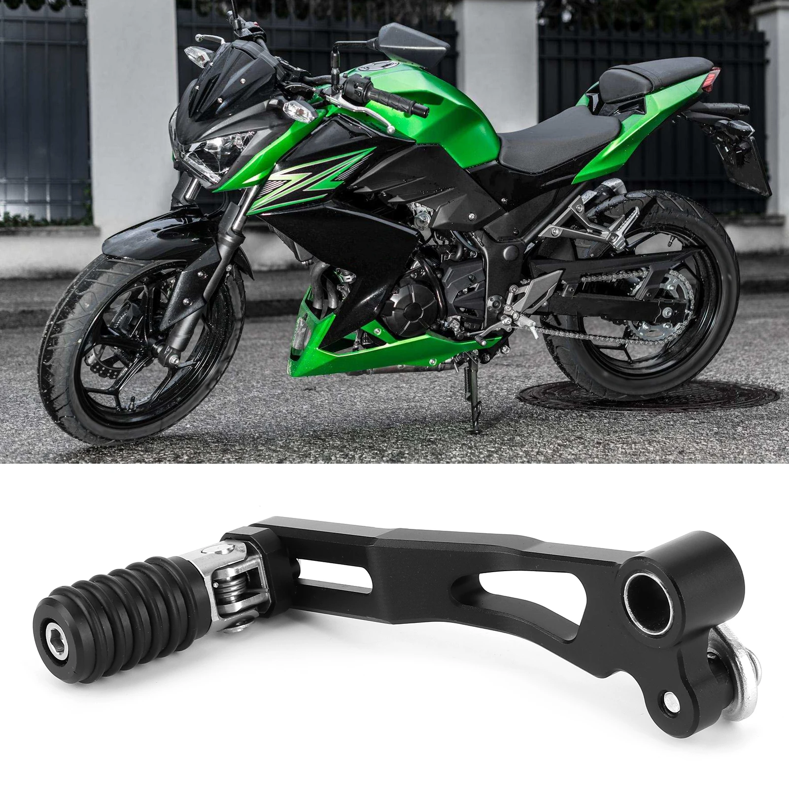

Складная педаль переключения передач для мотоцикла, подходит для KAWASAKI NINJA 250R/300/Z250/Z300