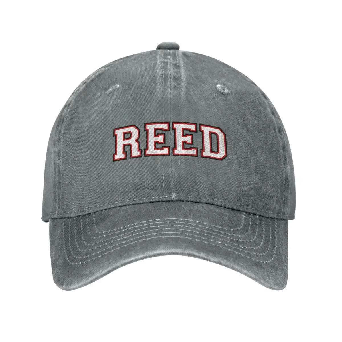 reed - college font Baseball Cap fishing hat sun hat Hat Man For The Sun Boy Child Women's