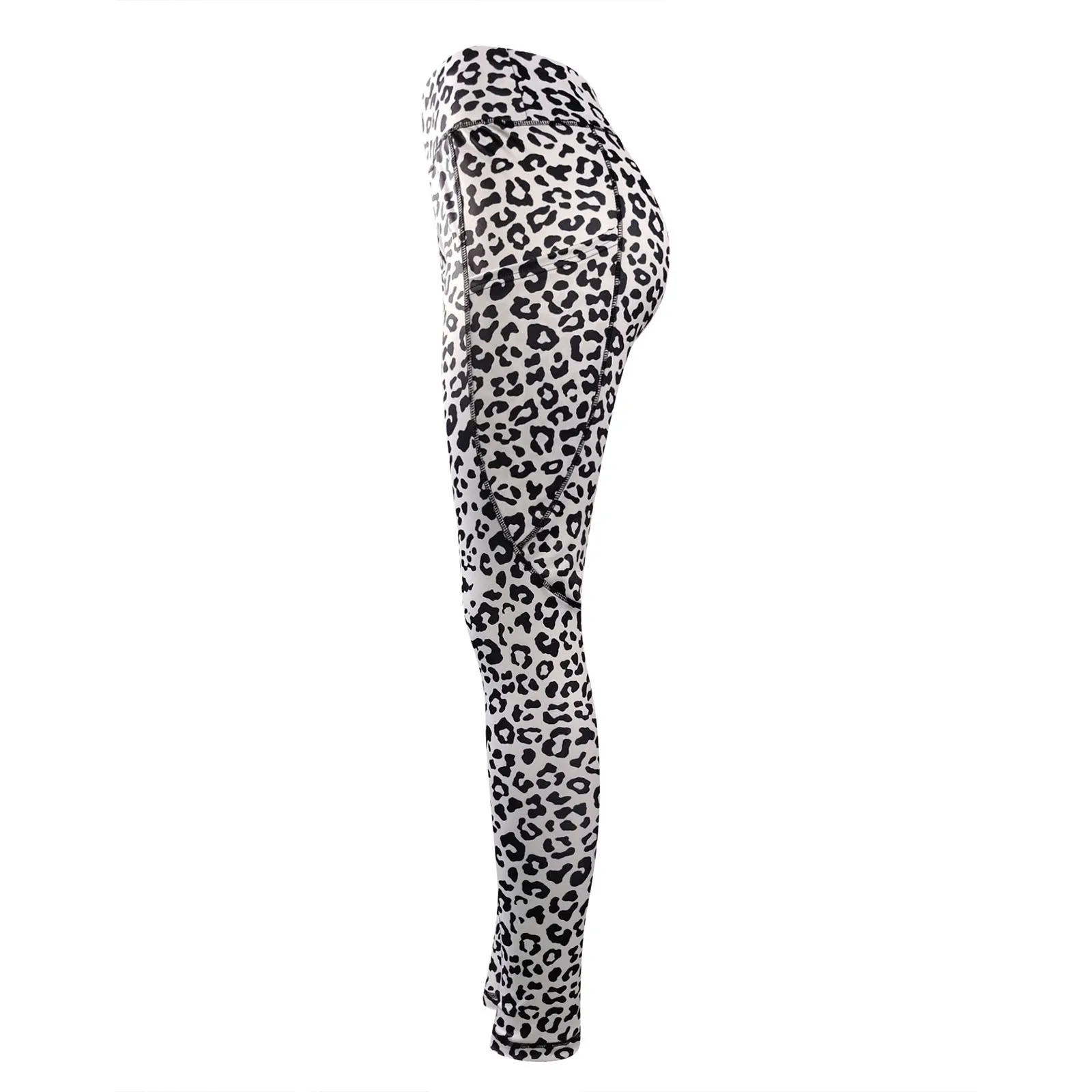 Leggings athlétiques à imprimé léopard pour femmes, collants sexy, pantalons push-up, longueur de rinçage, fitness, entraînement, yoga, course à pied, sport